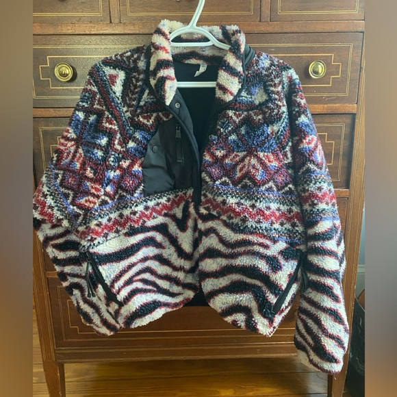 FP Movement Rocky Ridge Pullover in Purple Zebra Combo Size S - Picture 6 of 15